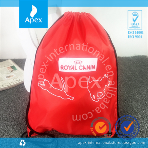 Promotion drawstring sports gym bag